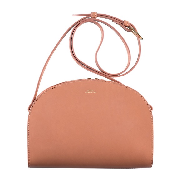 A.P.C. Handbags - A.P.C. Half-Moon Leather Crossbody Org $470